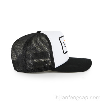 Patch LOGO Cappellino in maglia Trucker in poliestere spugna personalizzato